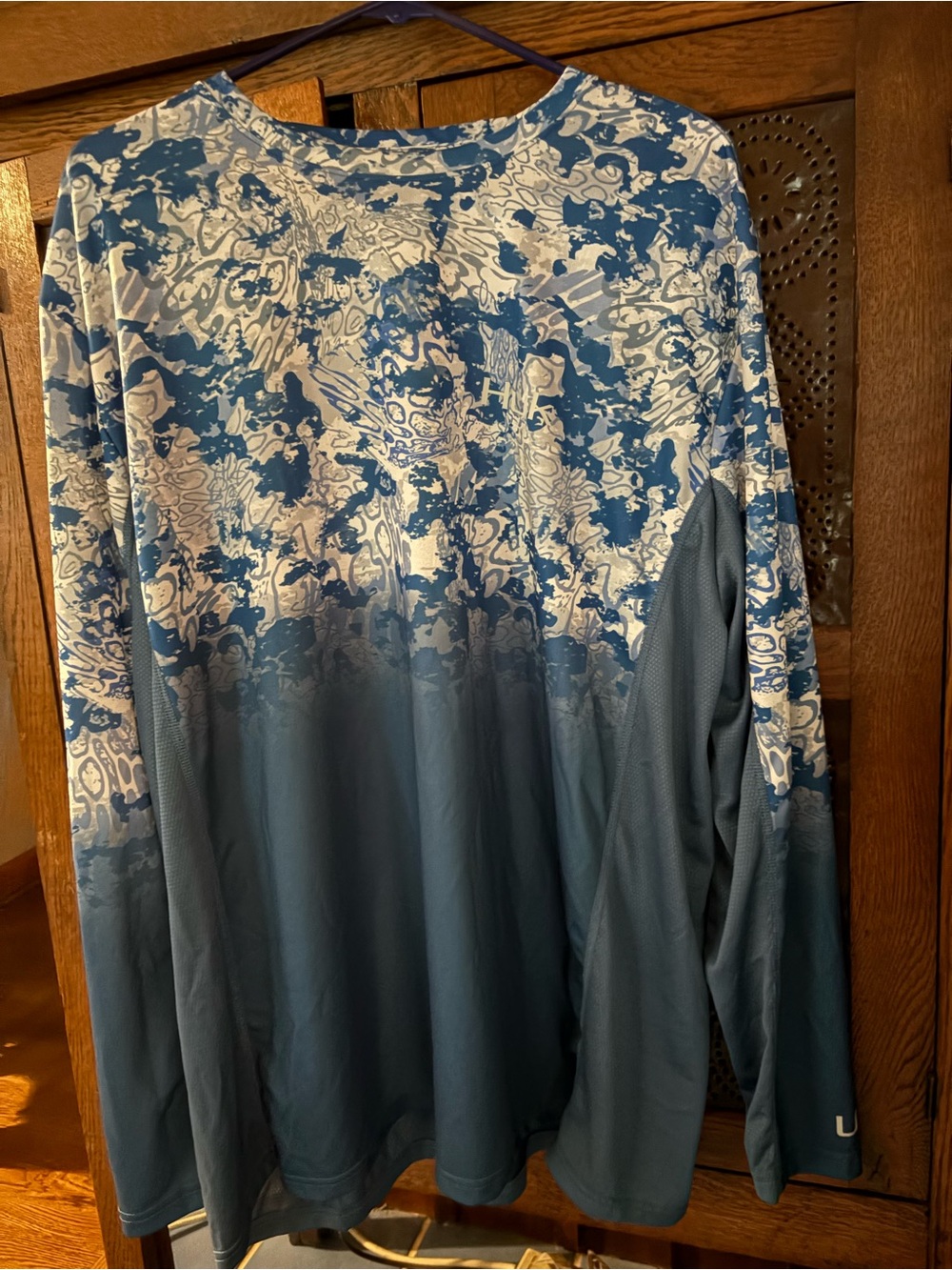 Huk Blue Ombre Long-Sleeve Performance Tee